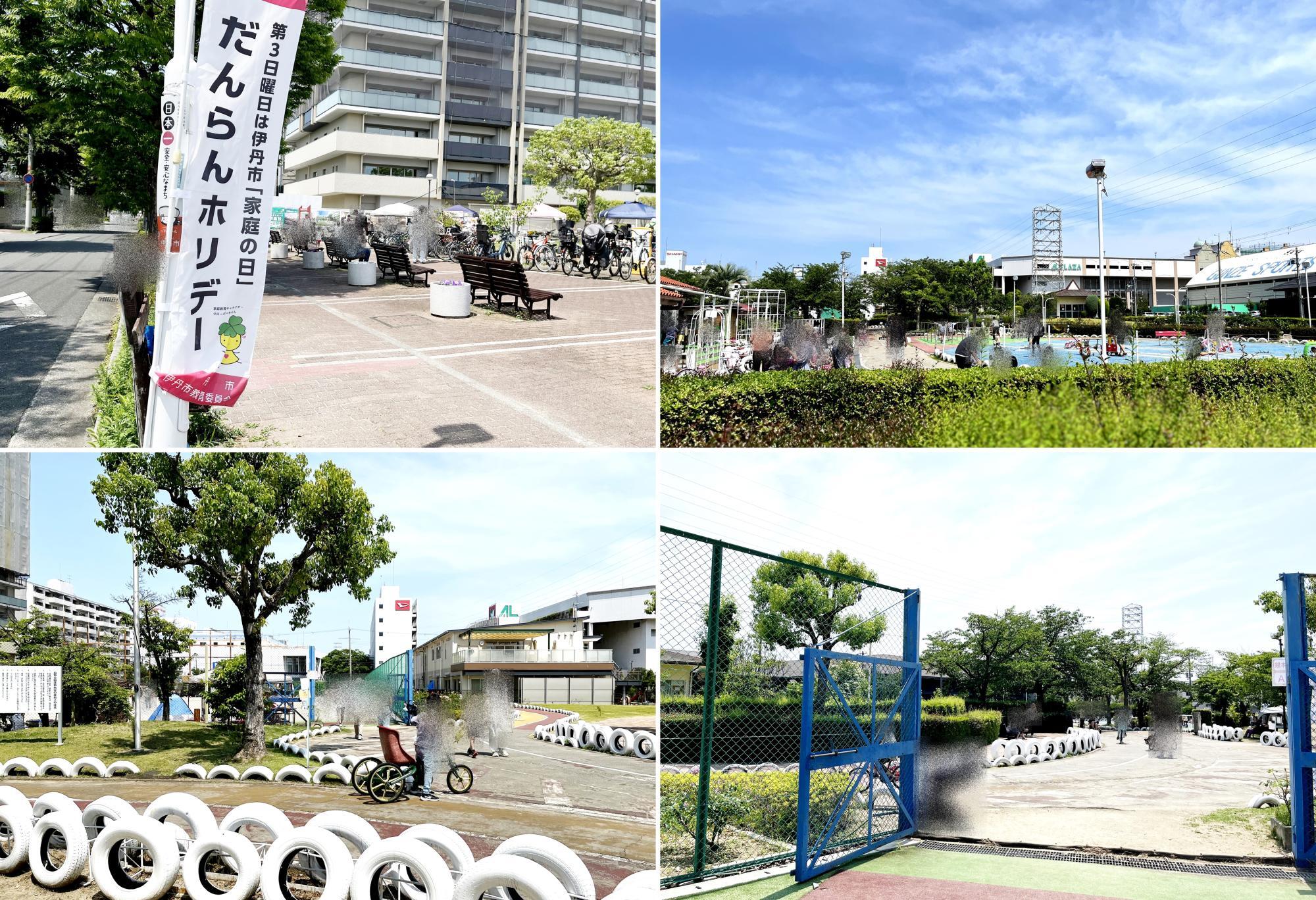 2024年6月に稲野公園で開催された「稲野ピクニックマルシェ」当日の会場風景