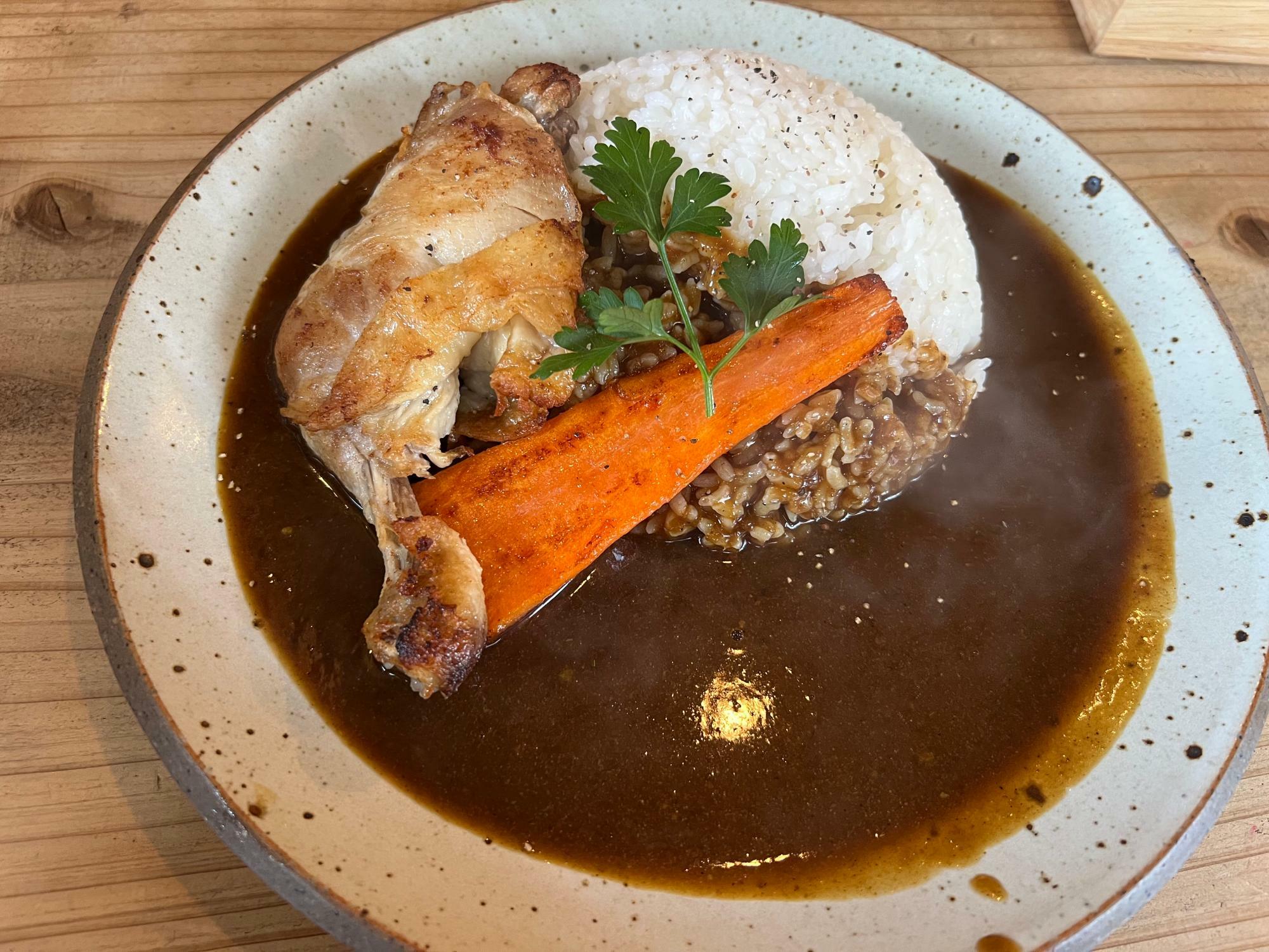 チキンとカレーが美味しいのです