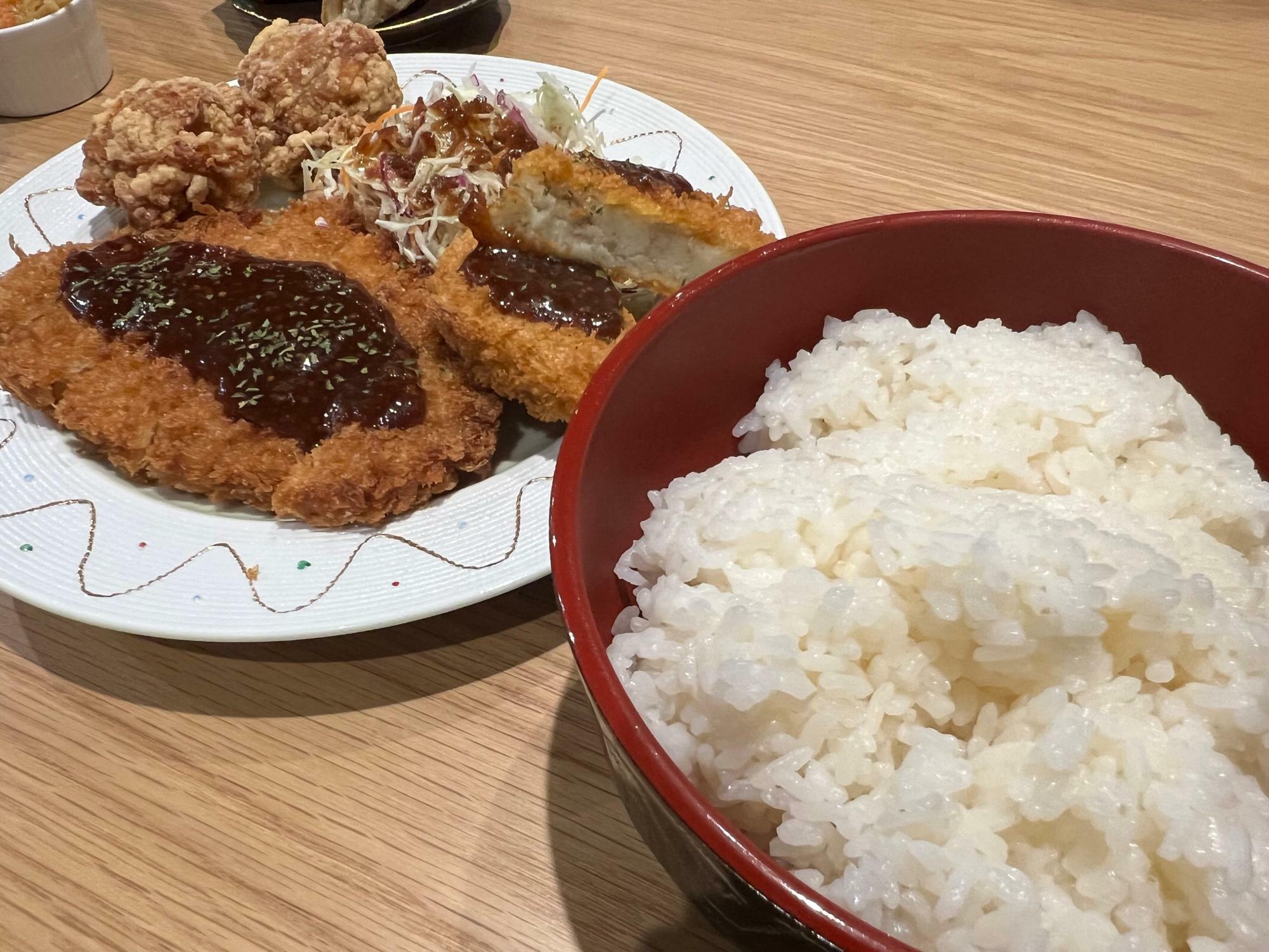 揚げ物＋ご飯＝最高