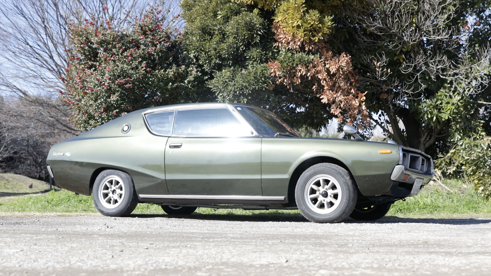 DAIYA／スカイライン・ケンメリ2000GT。ブリキカー【紙シール付き】。 DAIYA／スカイライン・ケンメリ2000GT。ブリキカー【紙シール