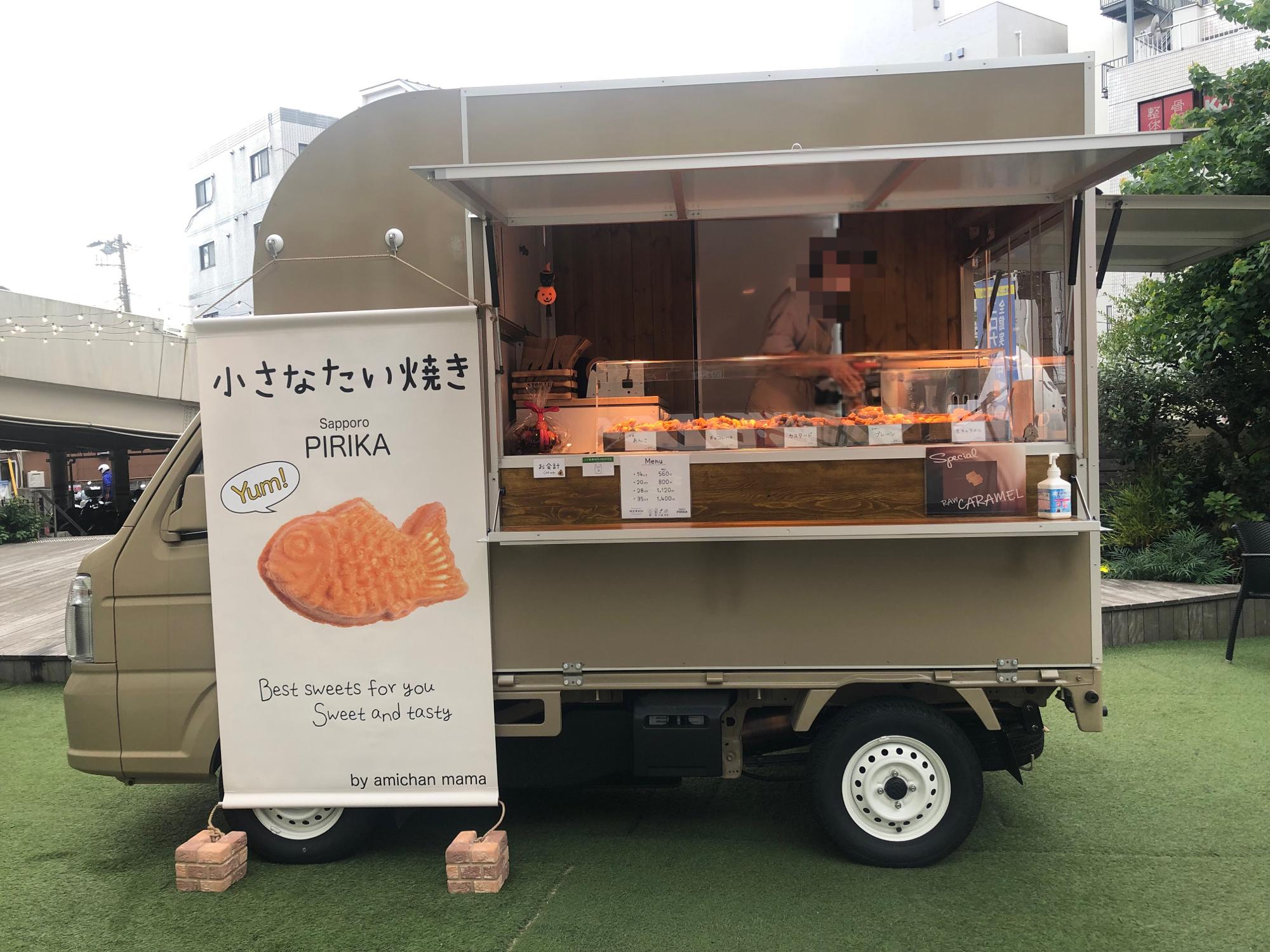 鯛焼きキッチンカーの上物