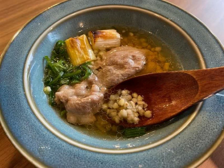 「蕎麦の実鴨雑炊」　画像提供：soba＆cafe OCHO(おちょ)様