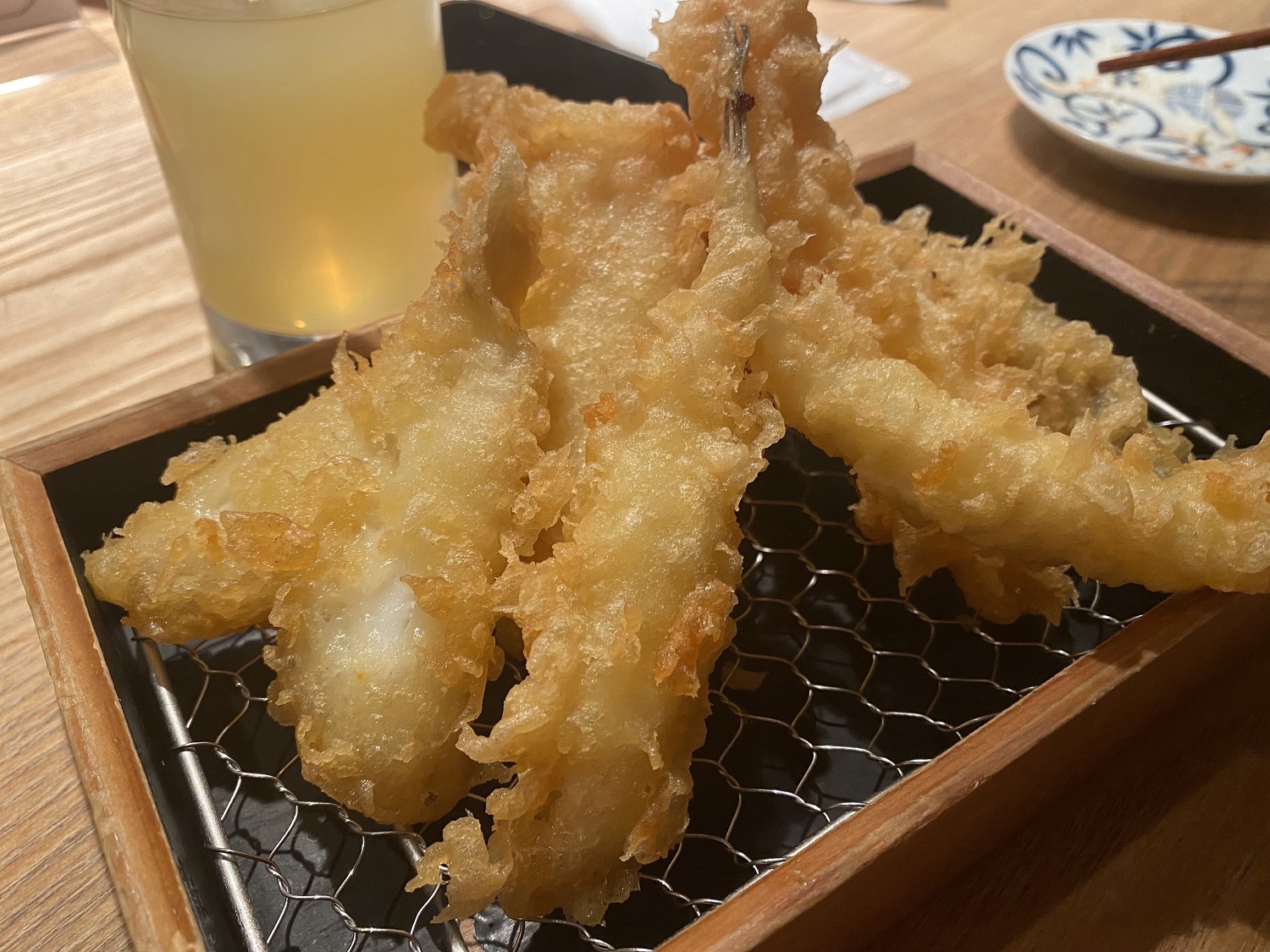 「天寅」の海鮮5種盛り天ぷら