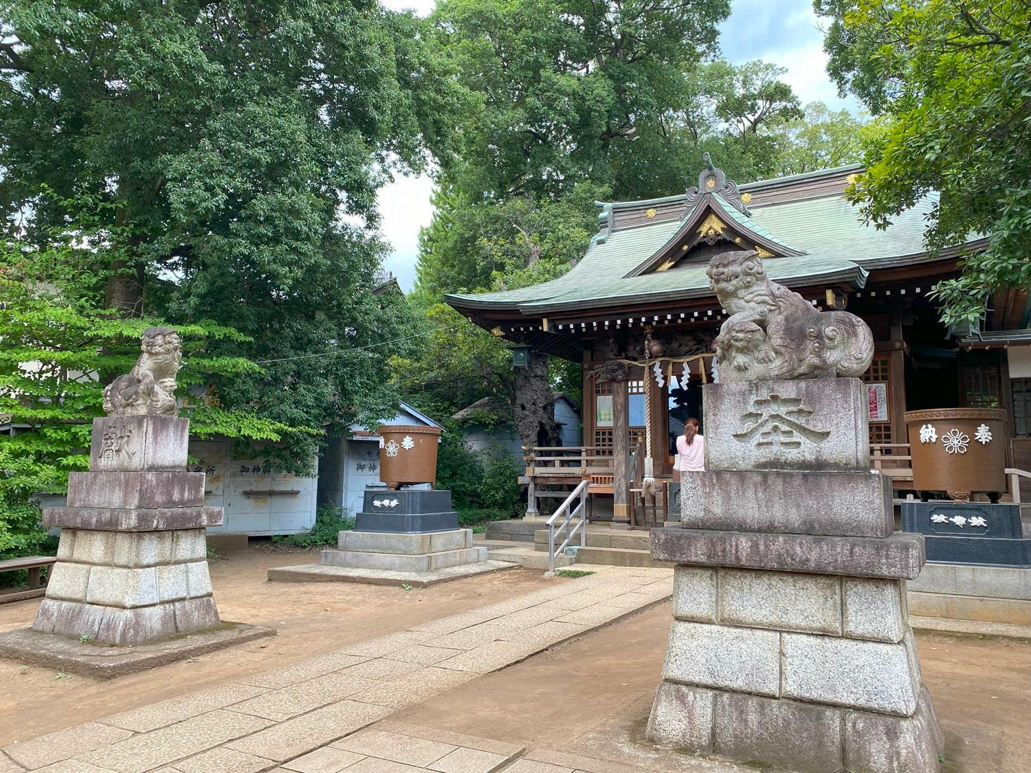 旧衾村（ふすまむら）の鎮守「八雲氷川神社」（2023年撮影）