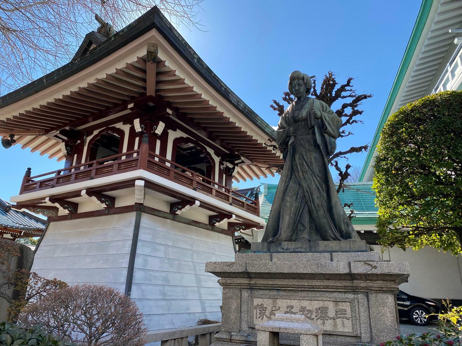 正覚寺に深く帰依した三沢初子さん