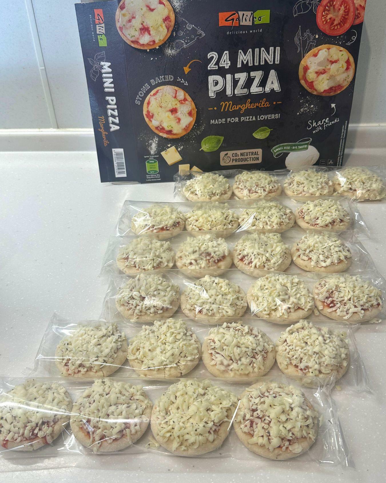 【コストコ】ガリレオの24ミニピザは4個ずつの個包装