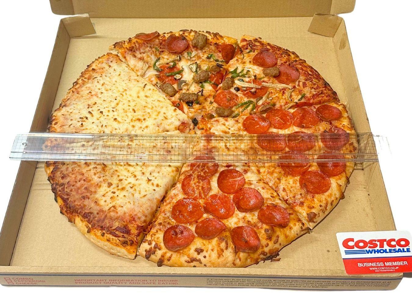 コストコのピザは大きい