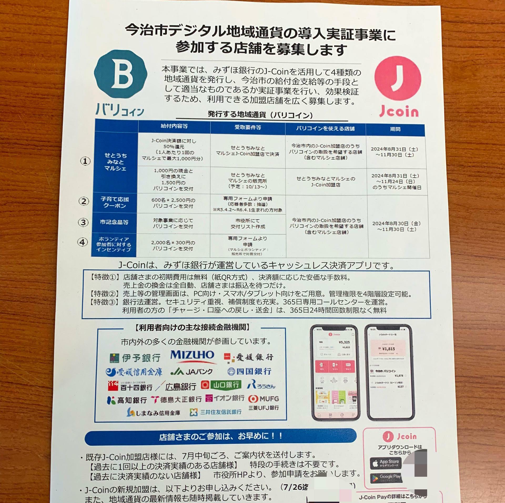 みずほ銀行以外にも市内外の多くの金融機関たちも参画しています。