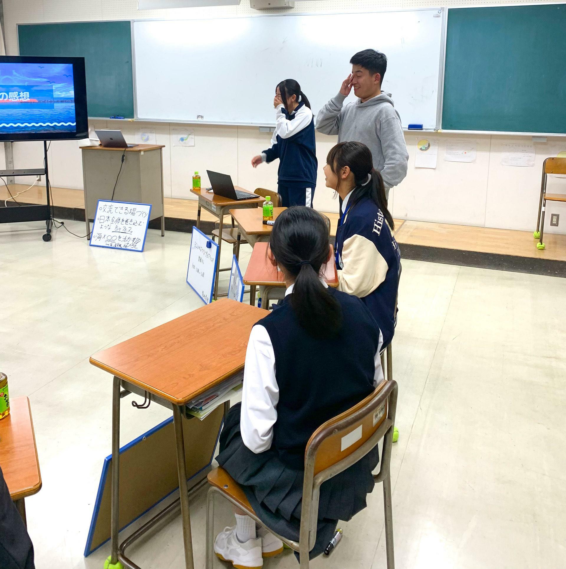 子どもたちがこんなに今治市について熱心に考え、行動している姿を目の当たりにして「大人も負けていられないな。」と焦りを感じたのはここだけの話。