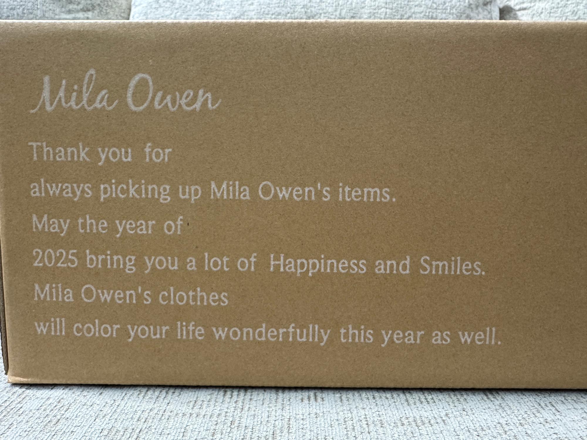 福袋】Mila Owen(ミラ オーウェン)の福袋2025を初開封してみたら 福袋】Mila Owen(ミラ オーウェン)の福袋2025を初開封してみたら