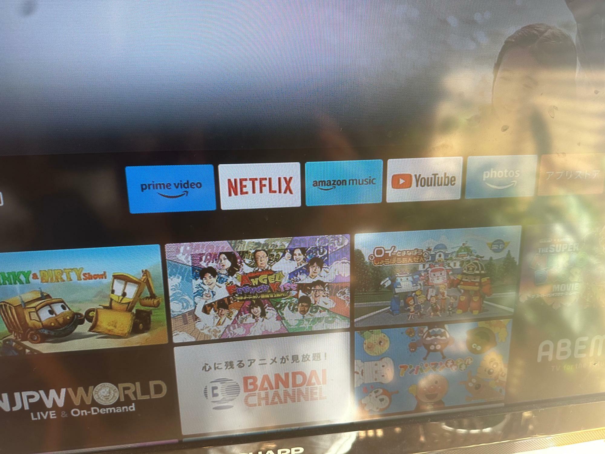 NetflixやAmazon Videoなど楽しめます