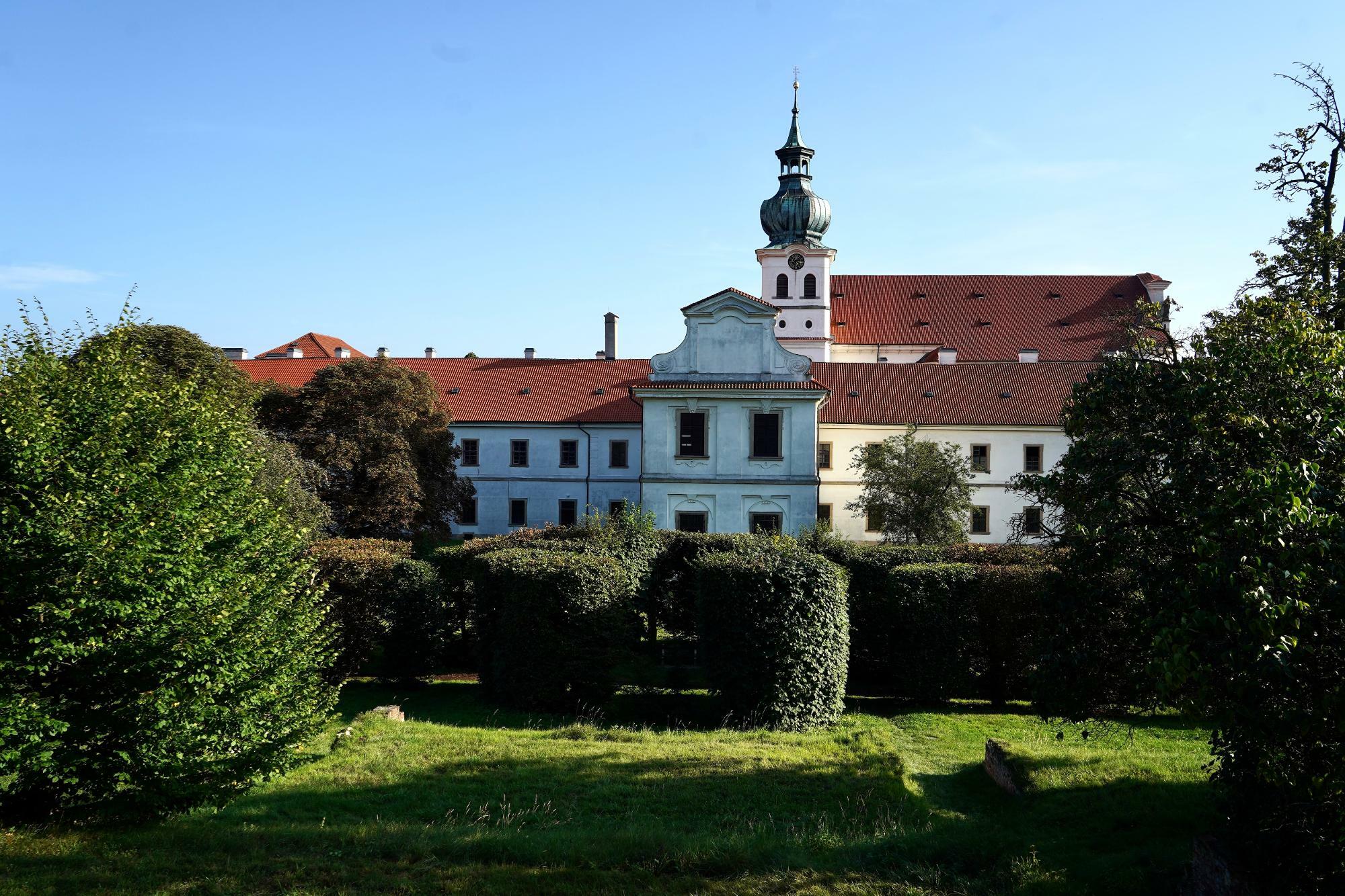 ▲チェコ最古のビール醸造所のひとつ Břevnov（ブジェヴノフ）修道院