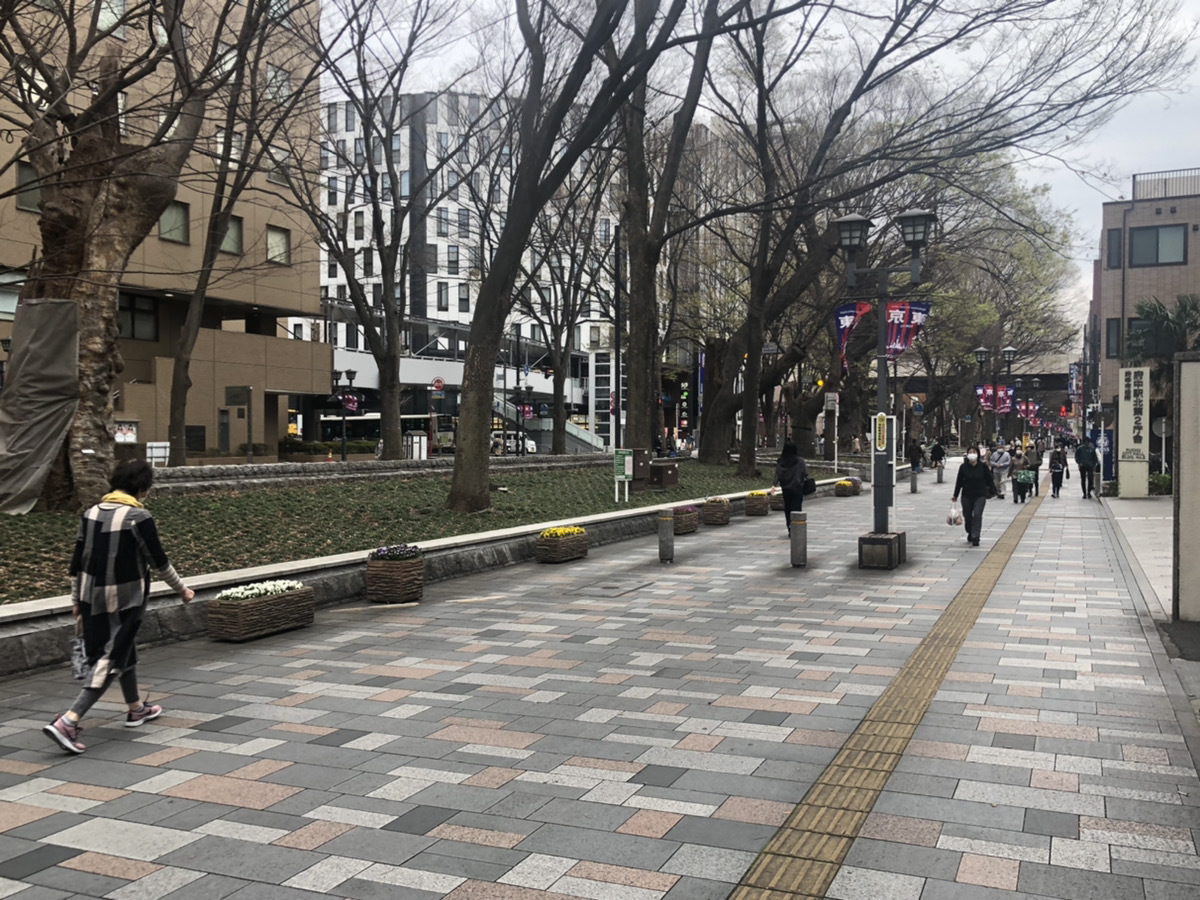 府中駅から甲州街道を挟んで少し歩いたところ