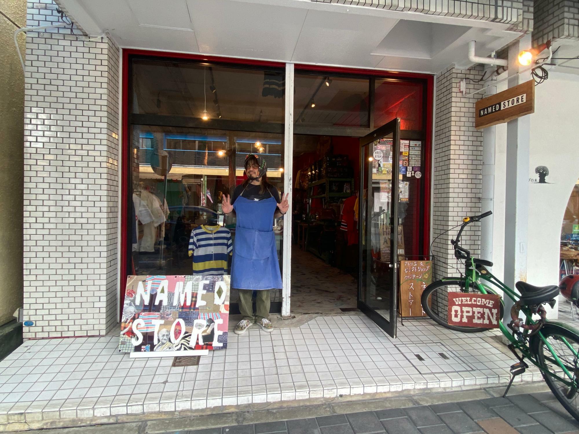 ハイセンスなコーディネートでおなじみの店主・オオハラさん