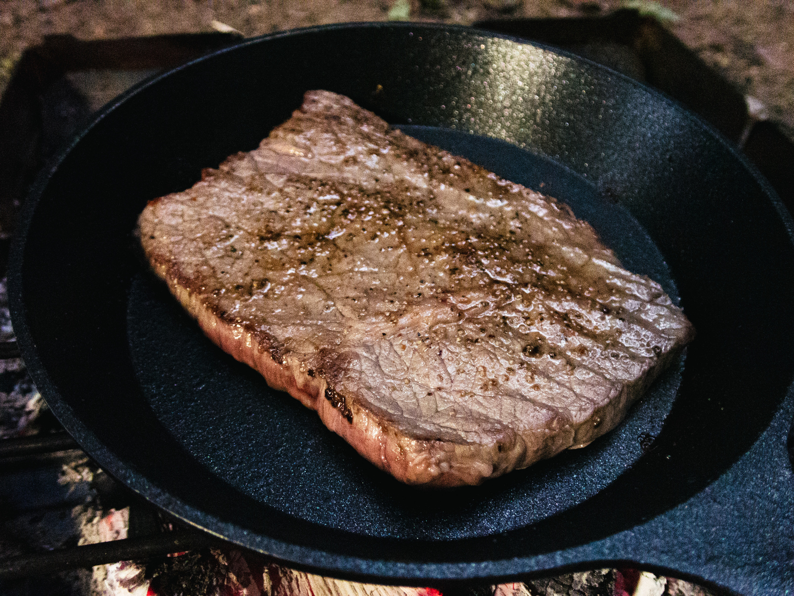 厚みのあるお肉ほど温度差が大きくなるので注意。