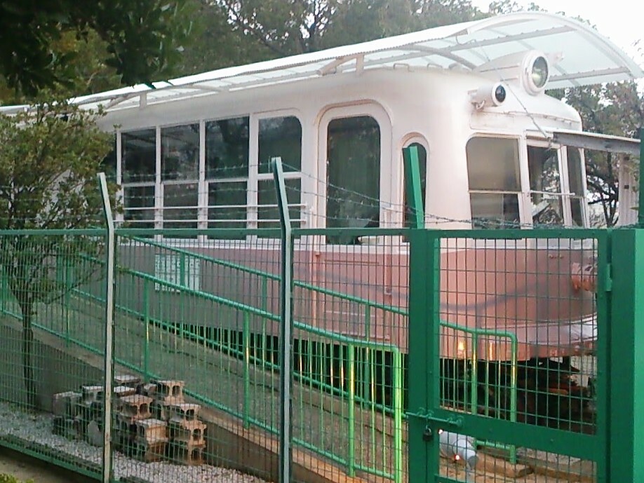 尼崎市内に保存されている路面電車