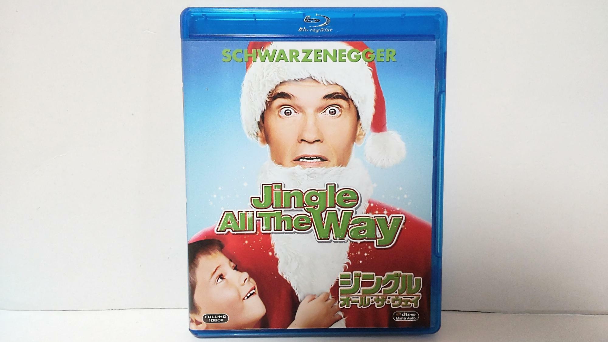 「ジングル・オール・ザ・ウェイ（Jingle All the Way）」Blu-ray。（発売・20世紀フォックス ホームエンターテインメント　ジャパン、筆者撮影）