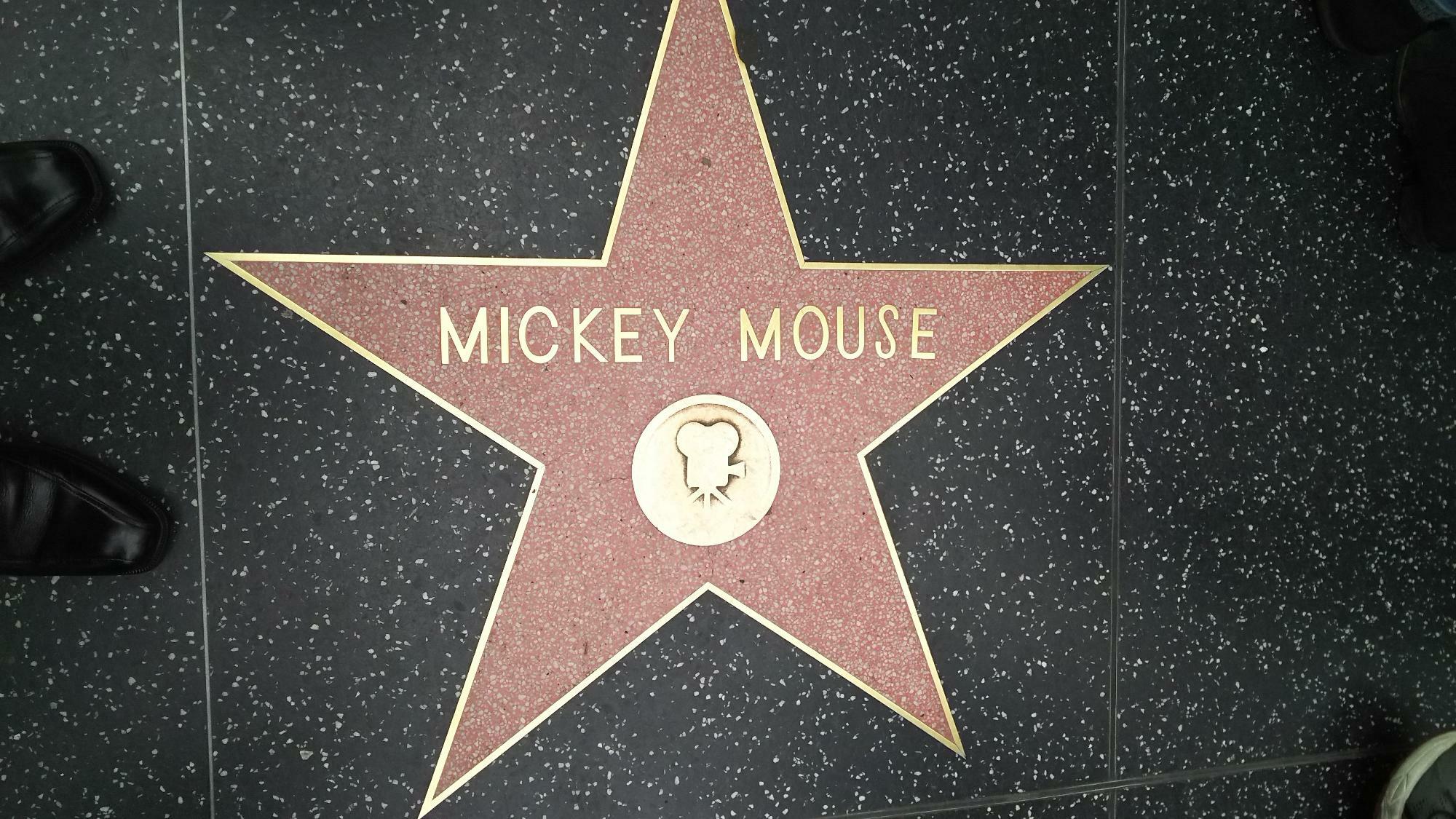 米国ロサンゼルス・ハリウッド内の「ハリウッド・ウォーク・オブ・フェーム」では、映画界で活躍したたくさんのスター達の名前が刻まれている。その中にはゴジラやミッキーマウス等のキャラクター達の名前も・・・。