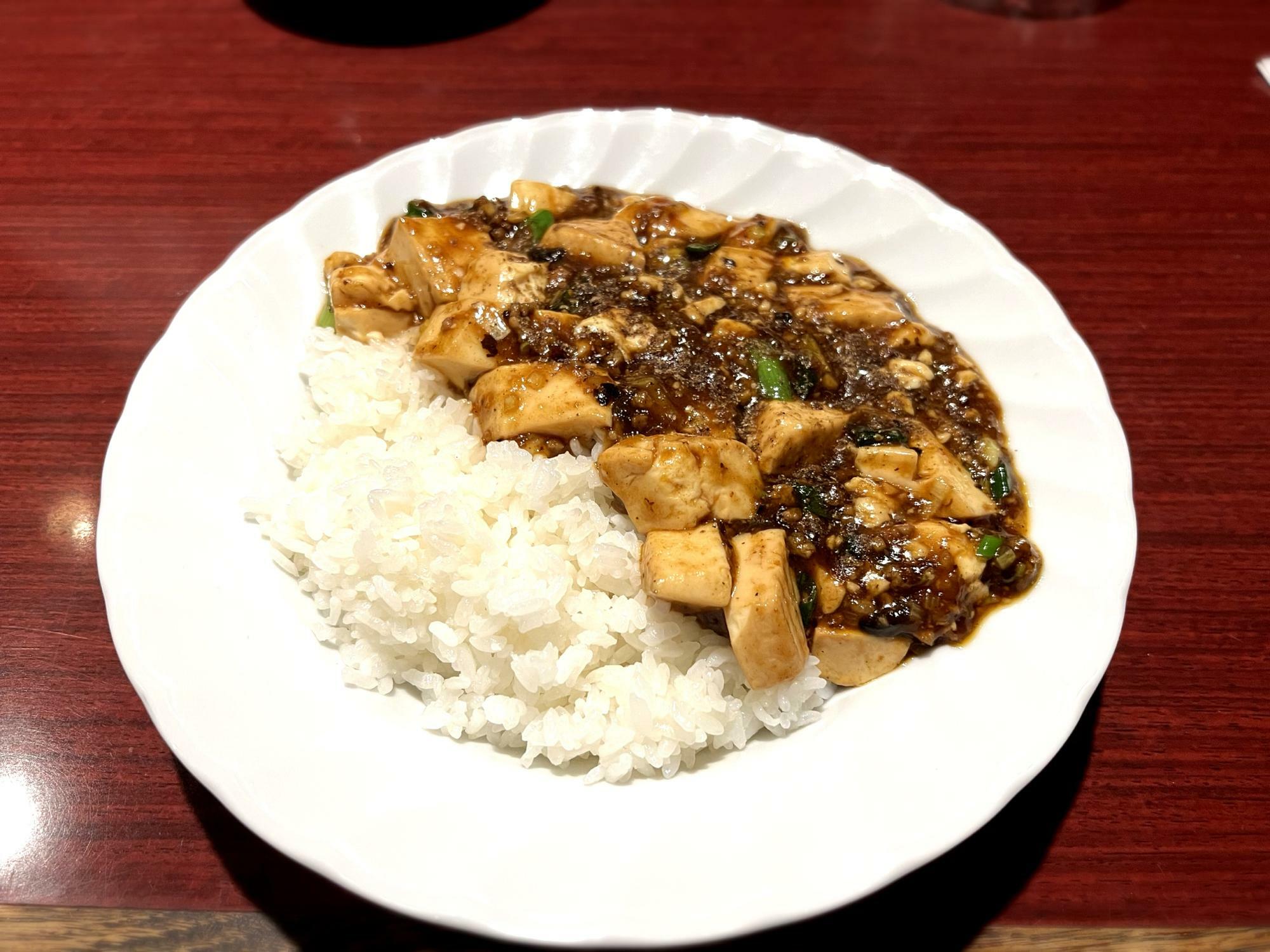 麻婆豆腐ライス