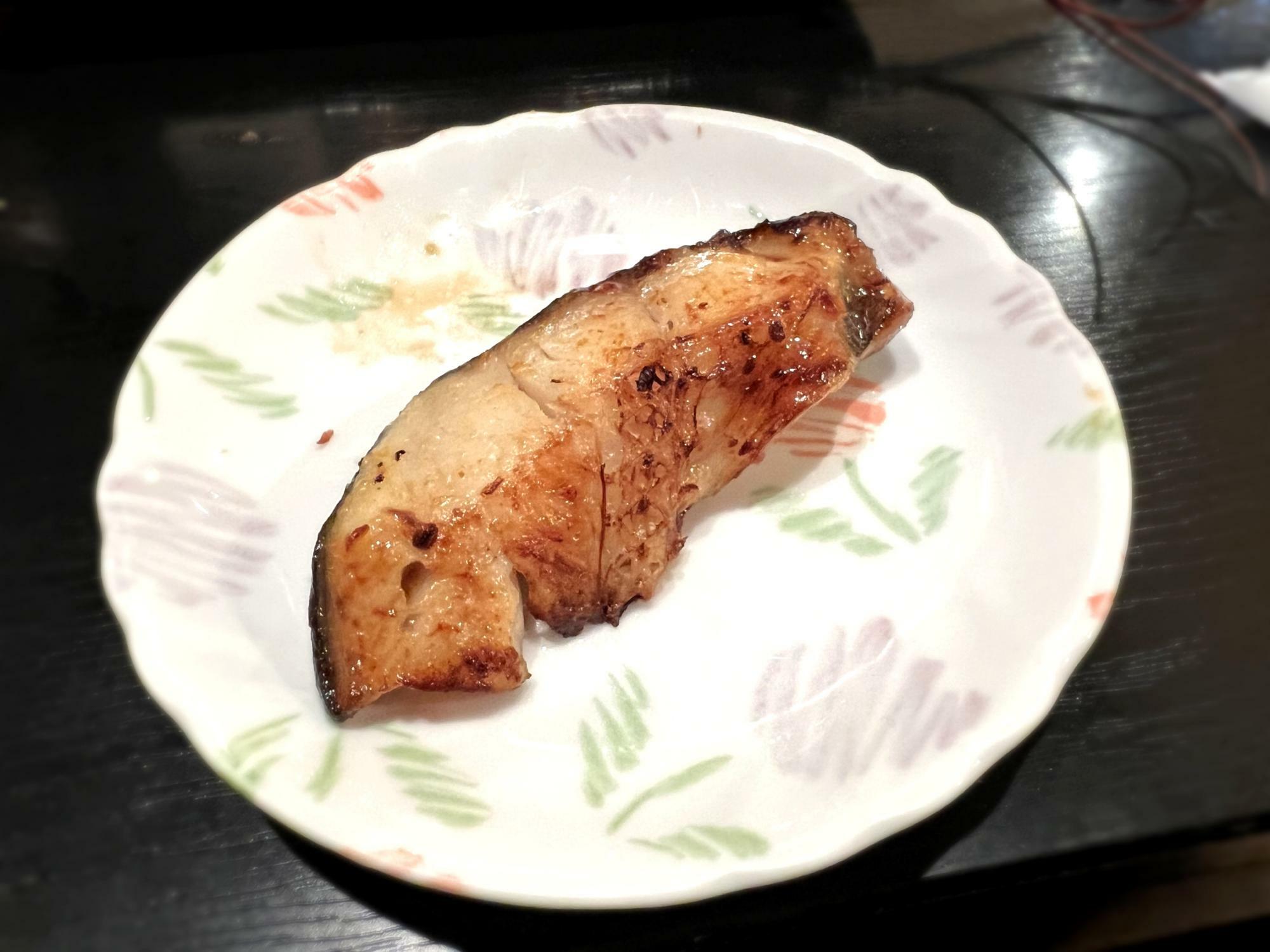 銀鱈の味噌焼き