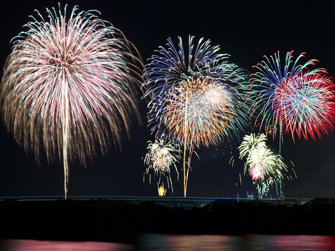 夜空に咲く大輪の花