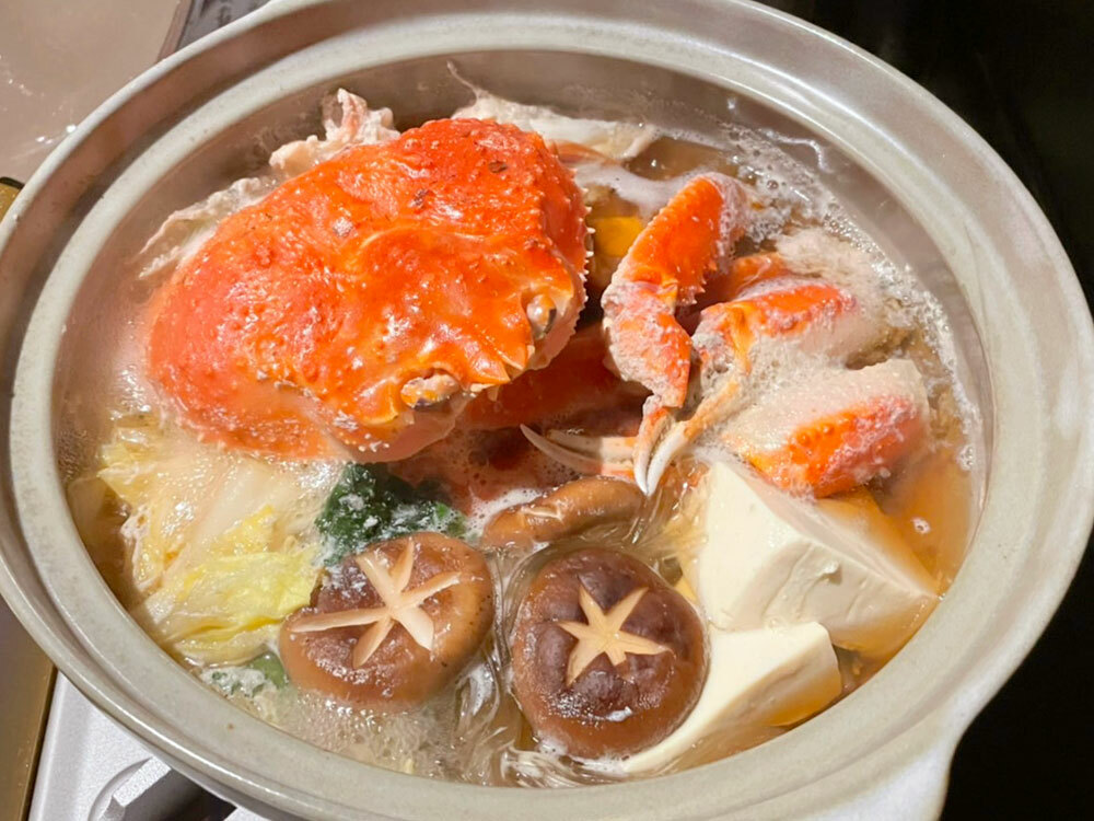 ディナーメニュー＿蟹鍋