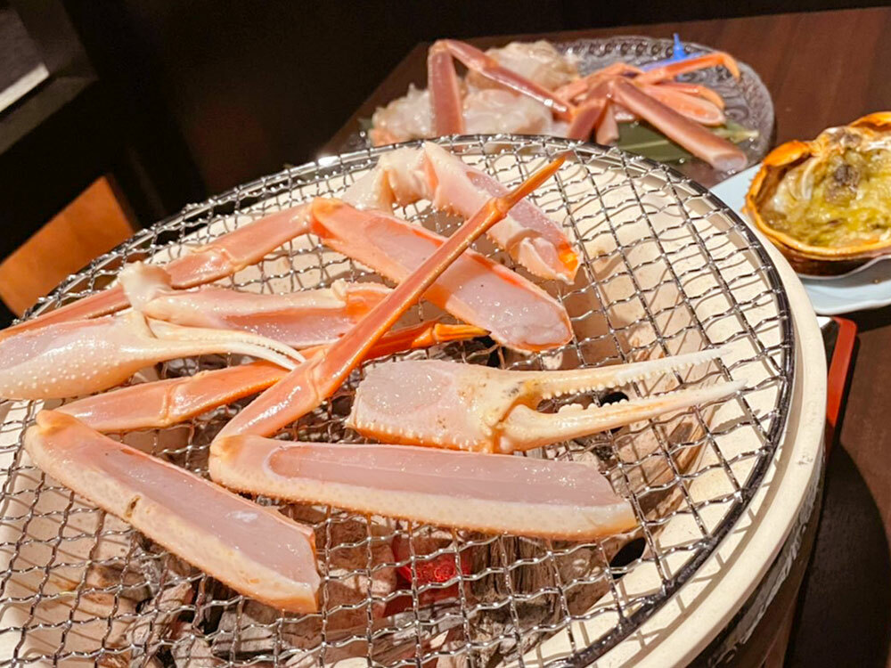 ディナーメニュー＿焼き蟹
