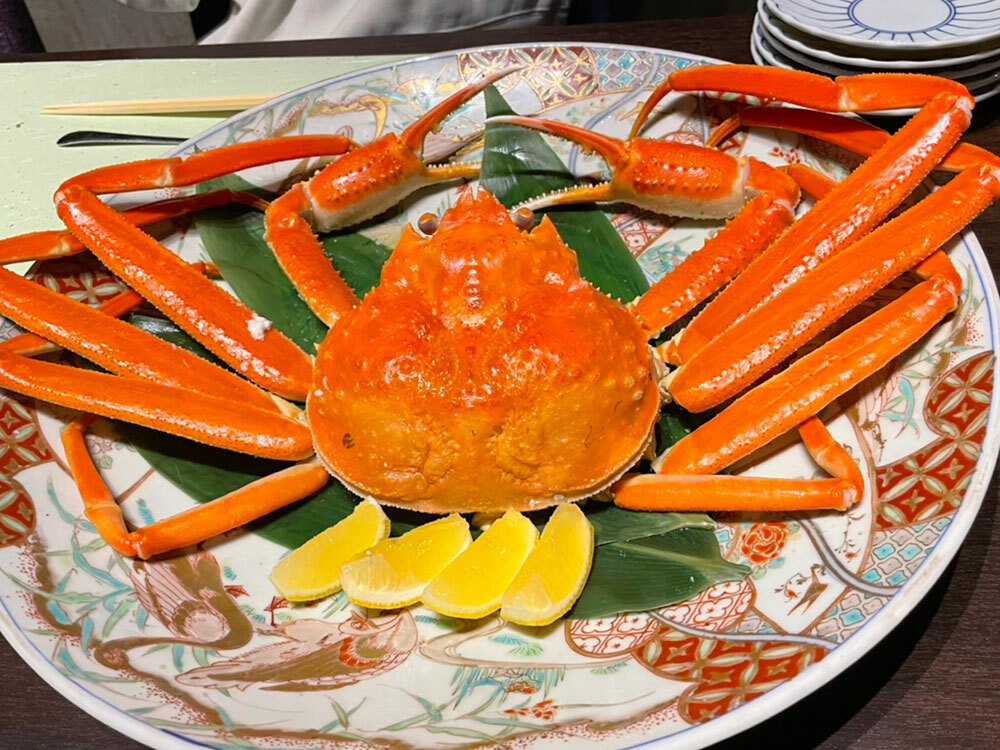 ディナーメニュー＿茹で蟹