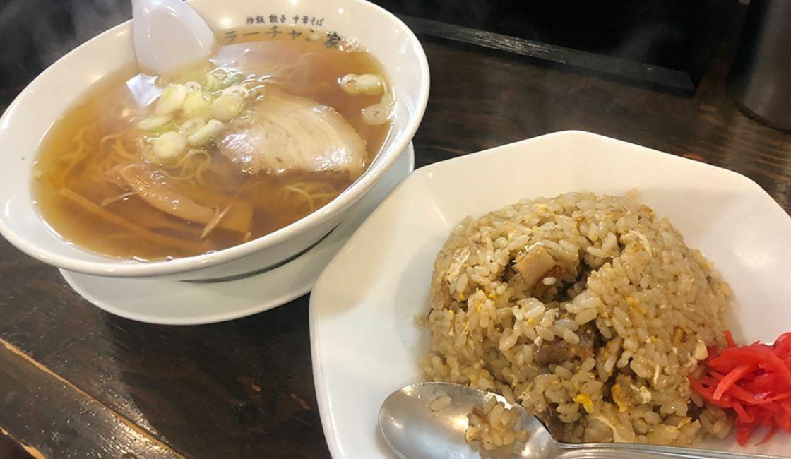 煮干し中華そばラーチャンセット