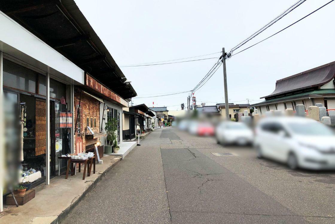 商店街の街並み