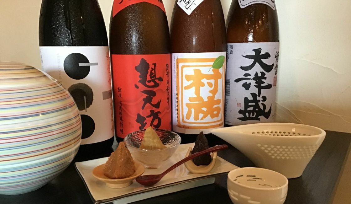 日本酒の品ぞろえが豊富