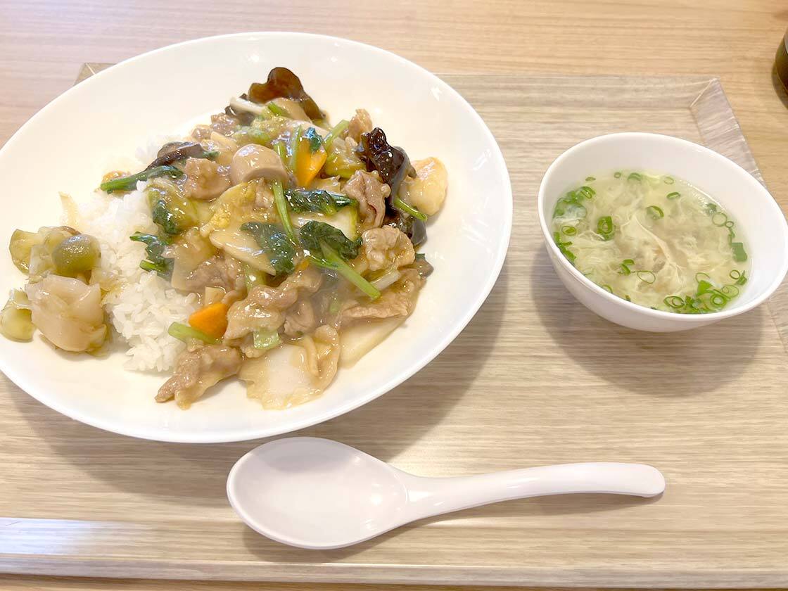 五目醤油あんかけご飯