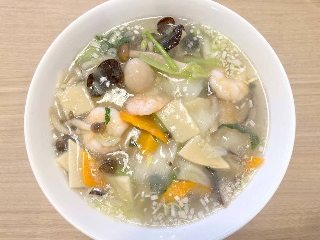 海老塩あんかけ中華麺