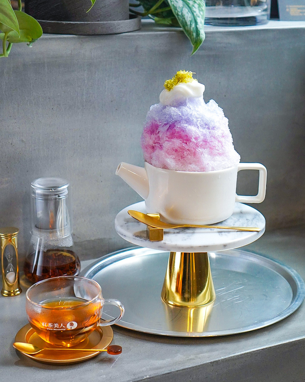 大阪】紅茶専門店のかき氷！ポットの器もかわいい《紅茶美人+