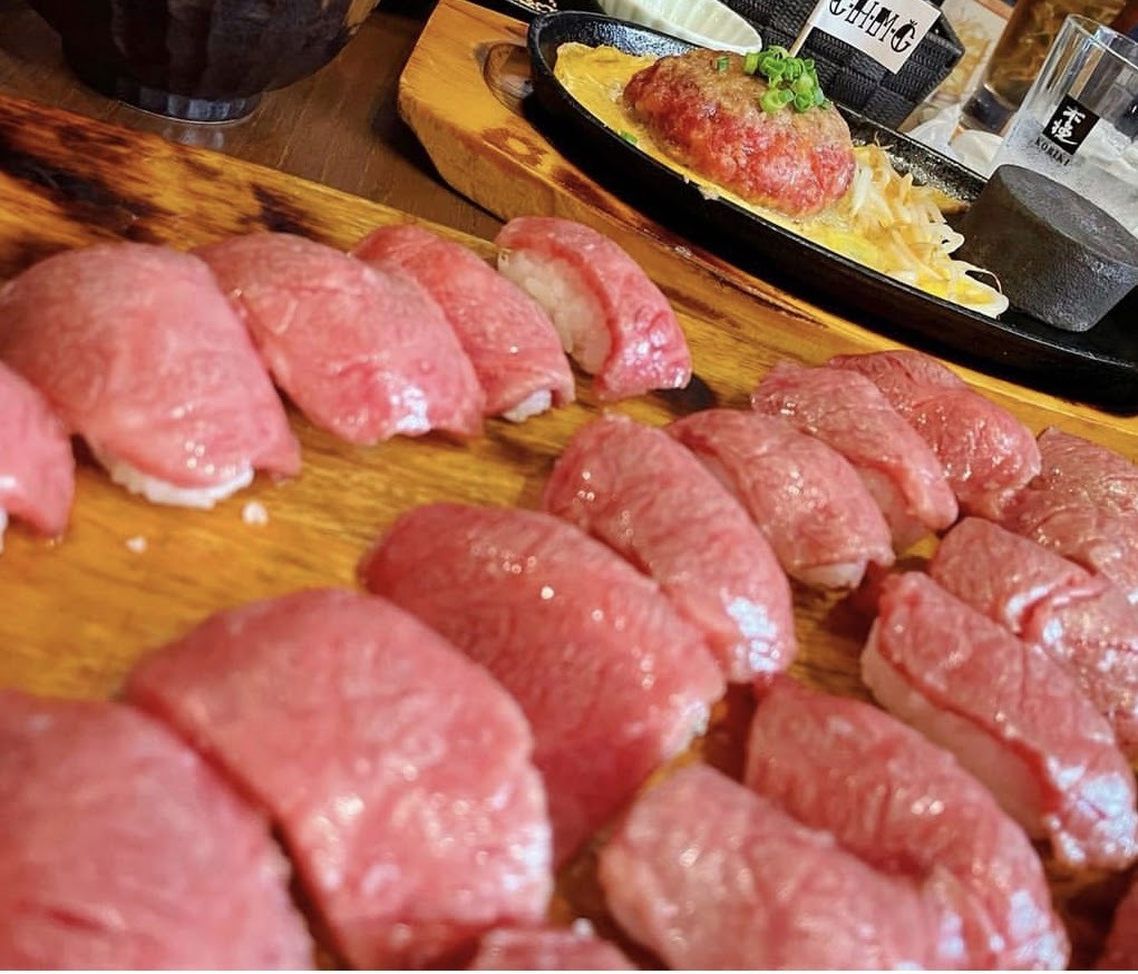 肉寿司（公式Instagramより お店の方から掲載許可いただいてます）