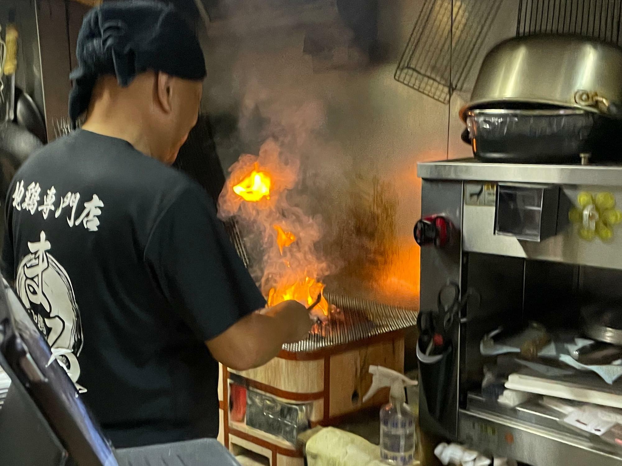 いっきに焼き上げる