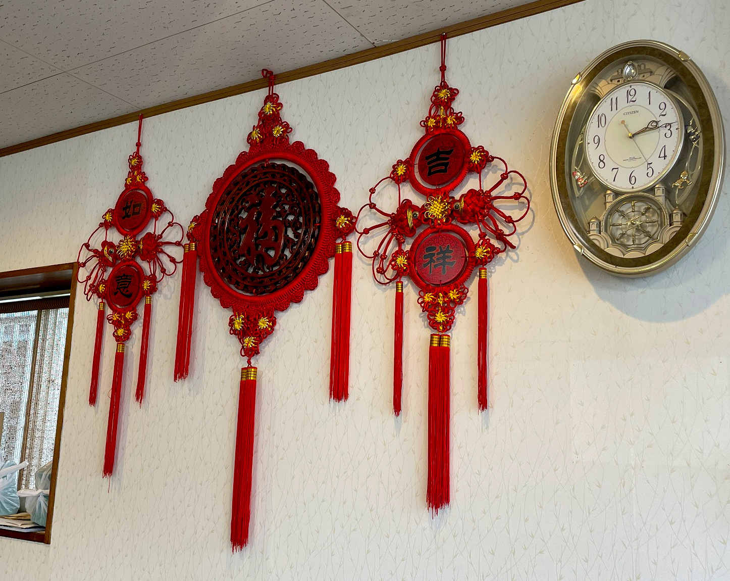 いかにも中華風の装飾