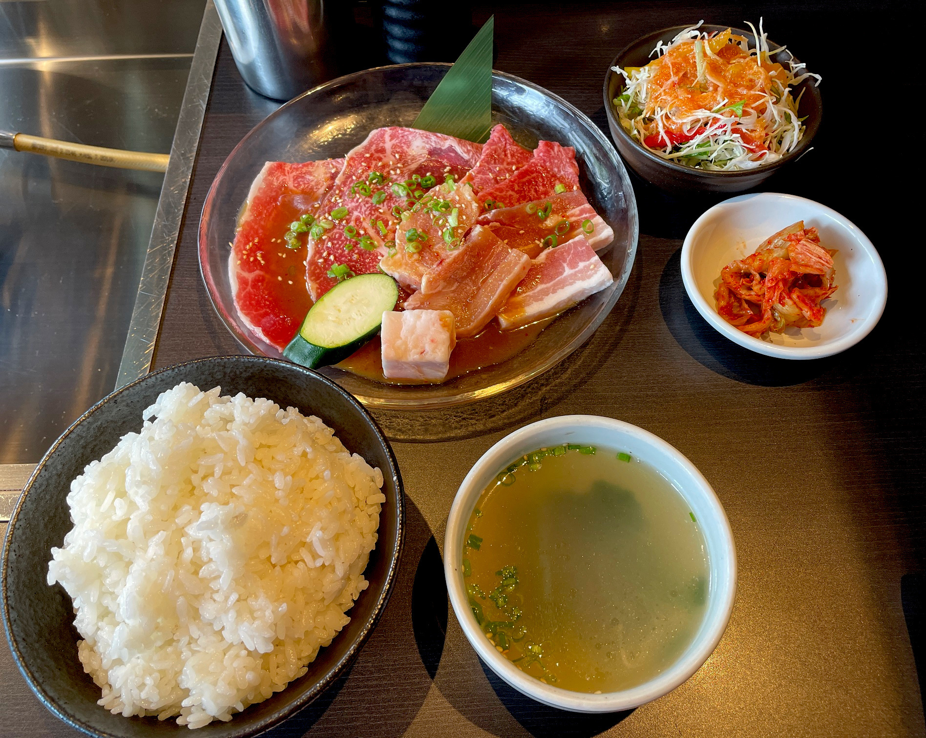 全部そろっていざ実食！