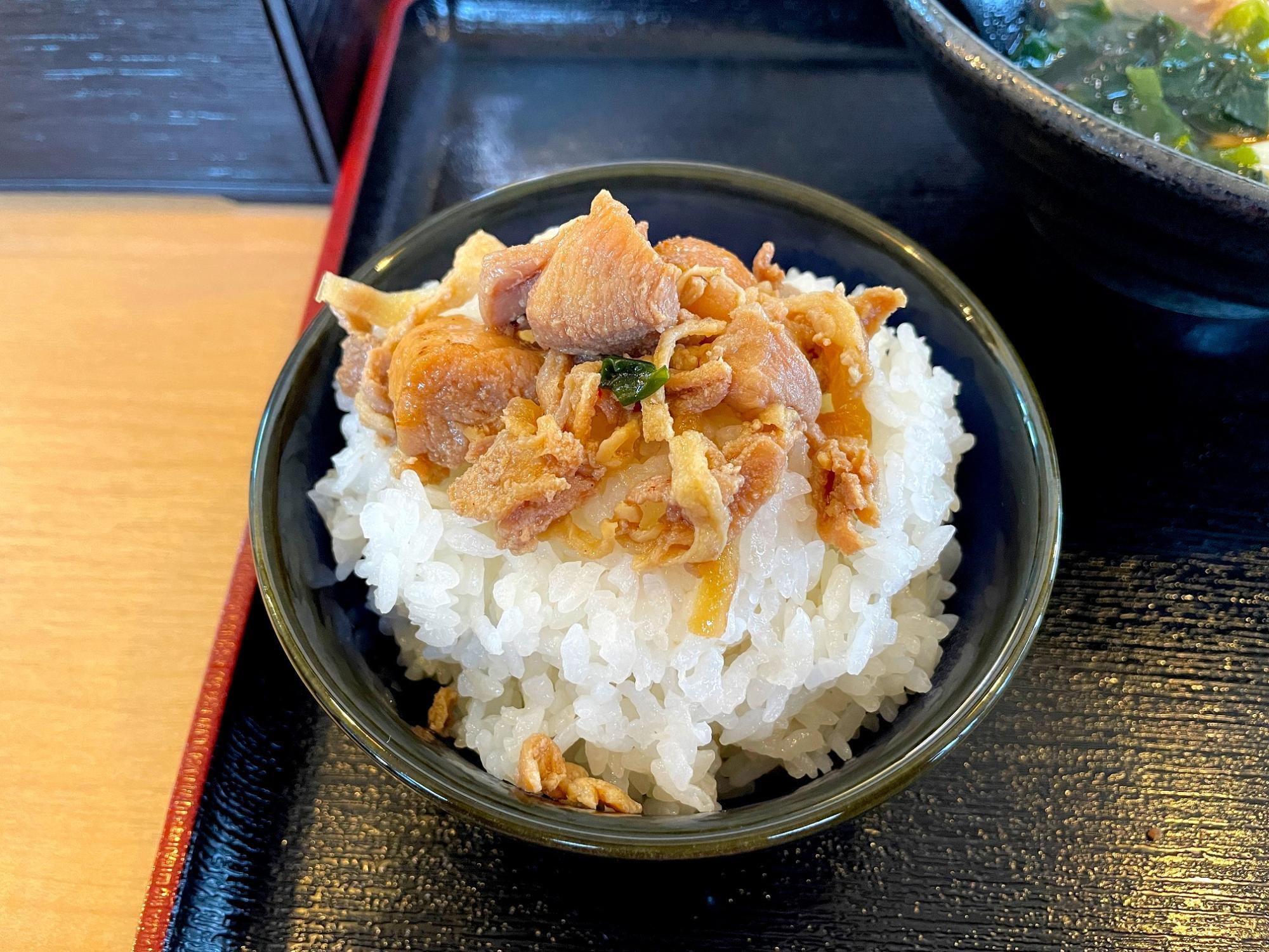 やってみたら美味しかった「即席かしわ丼」