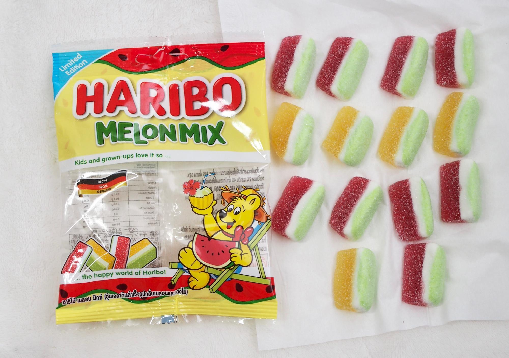 完璧わいふによる HARIBO】新作！！メロンミックスって？？（ぐみスタグラマーくろ 菓子