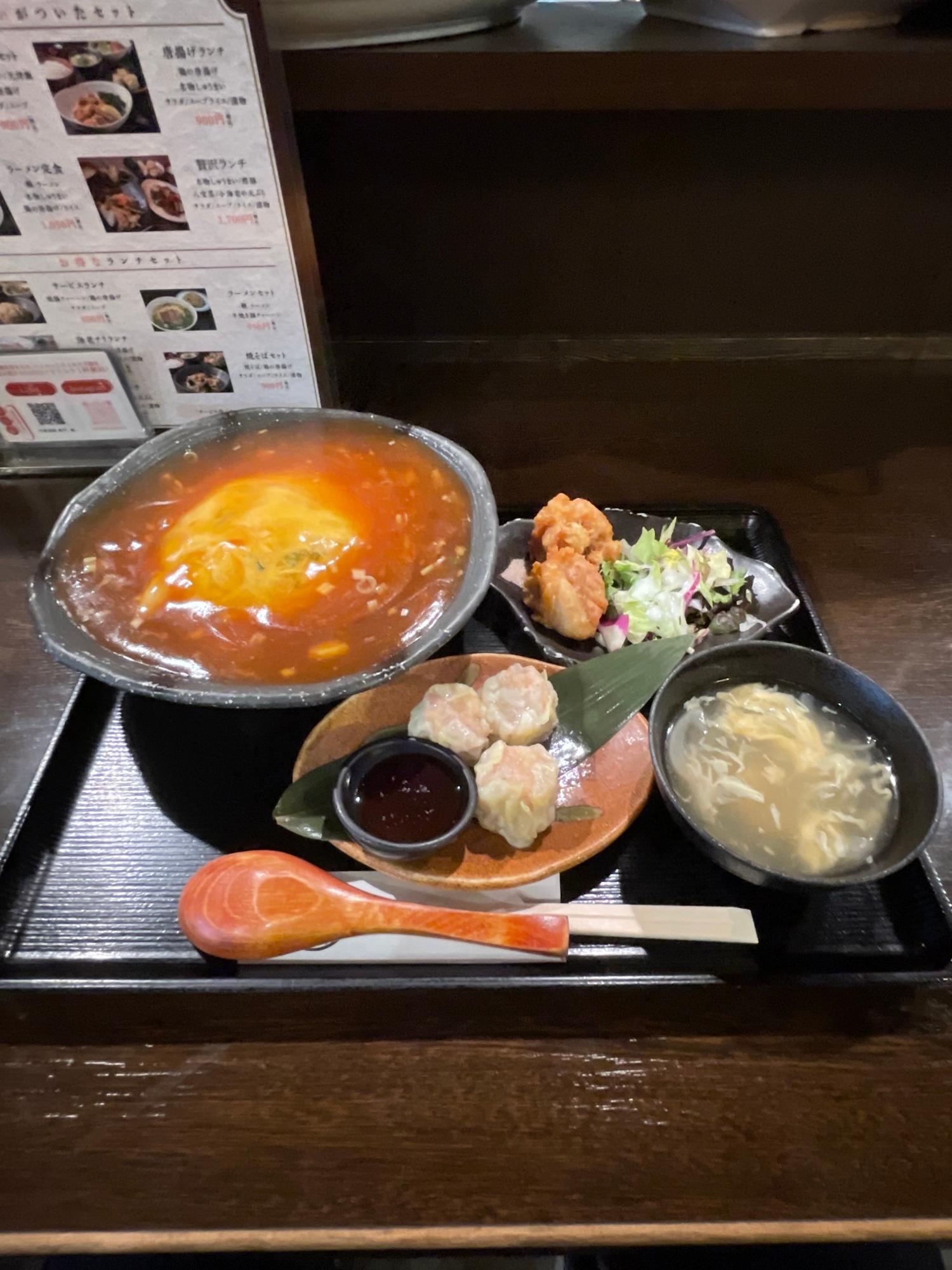 大阪・難波】コスパ・ボリューム満点の¥900中華ランチ（グルちゃん