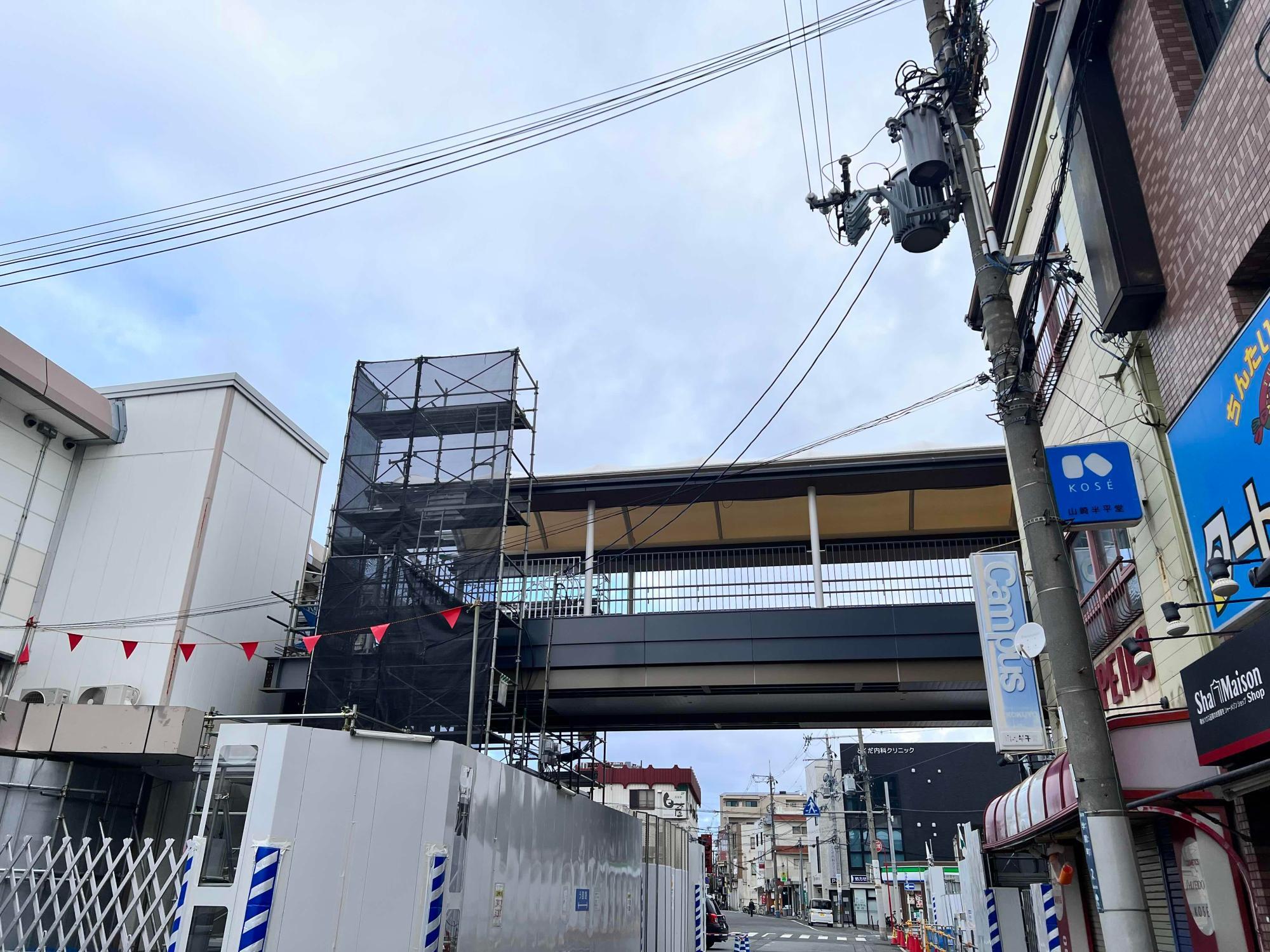 野崎駅側からも撮ってみました