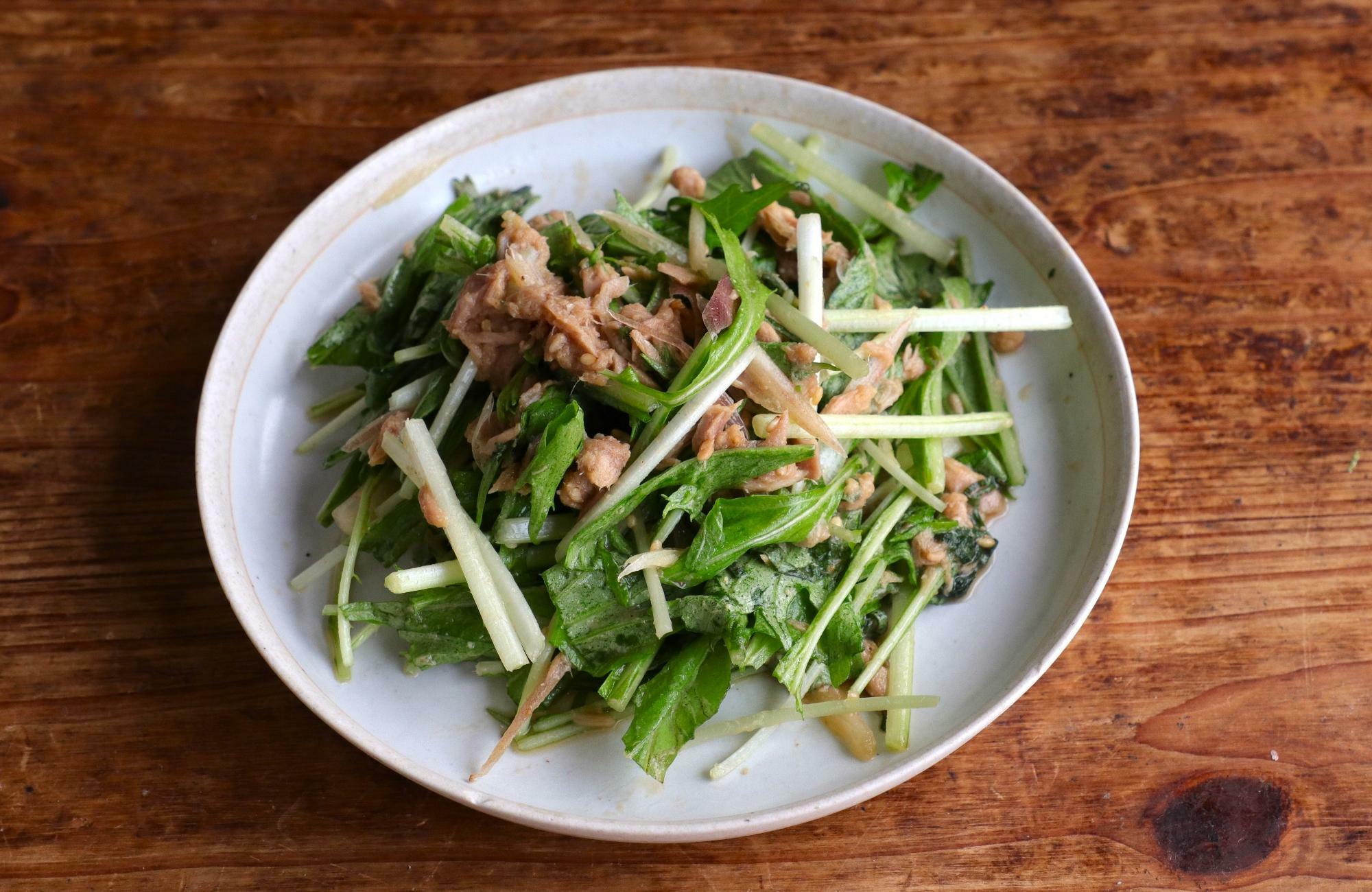 ツナの香味野菜和え