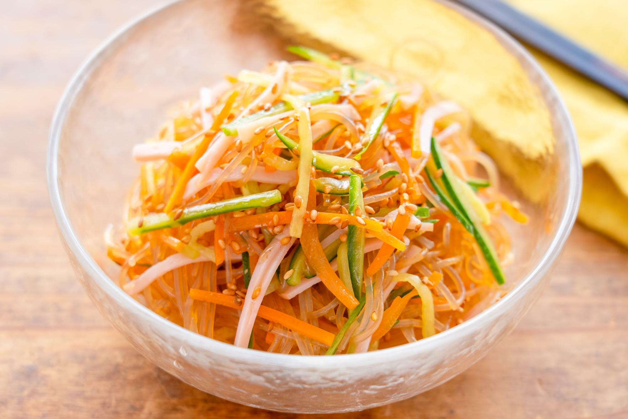 レンジでつくるさっぱり！中華春雨サラダ