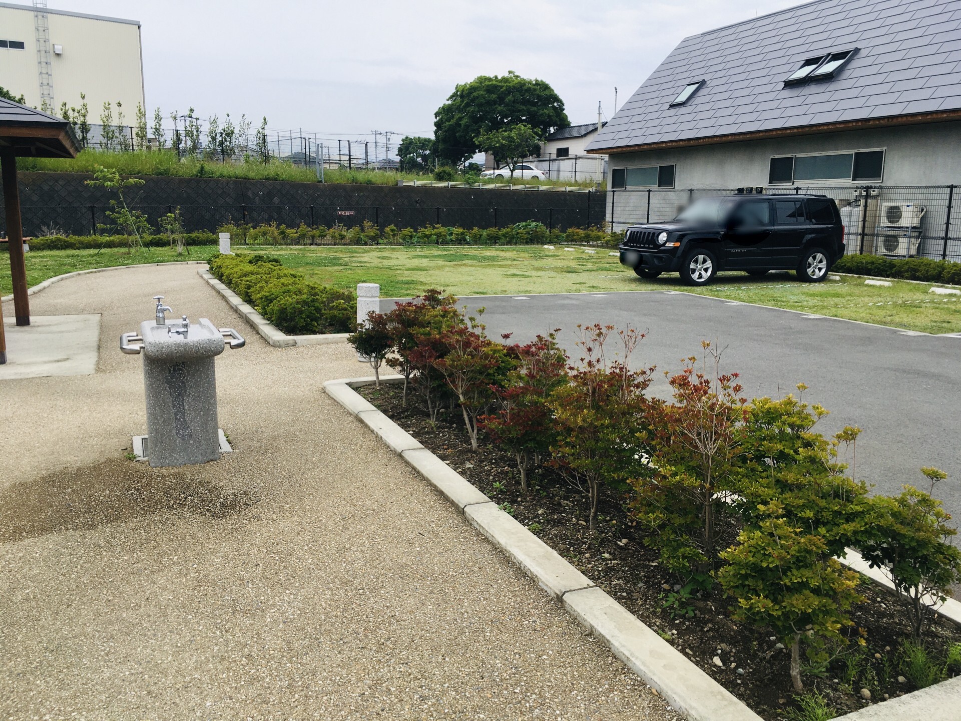 丸池公園の駐車場