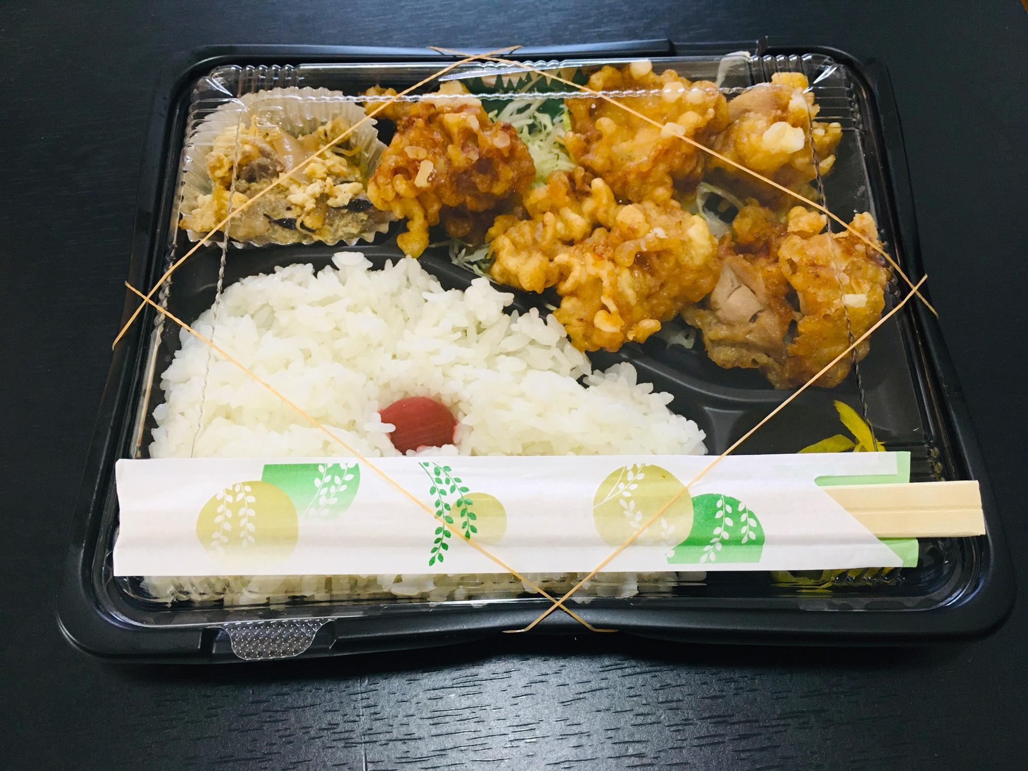 から揚げ弁当（5個入） 税込み500円