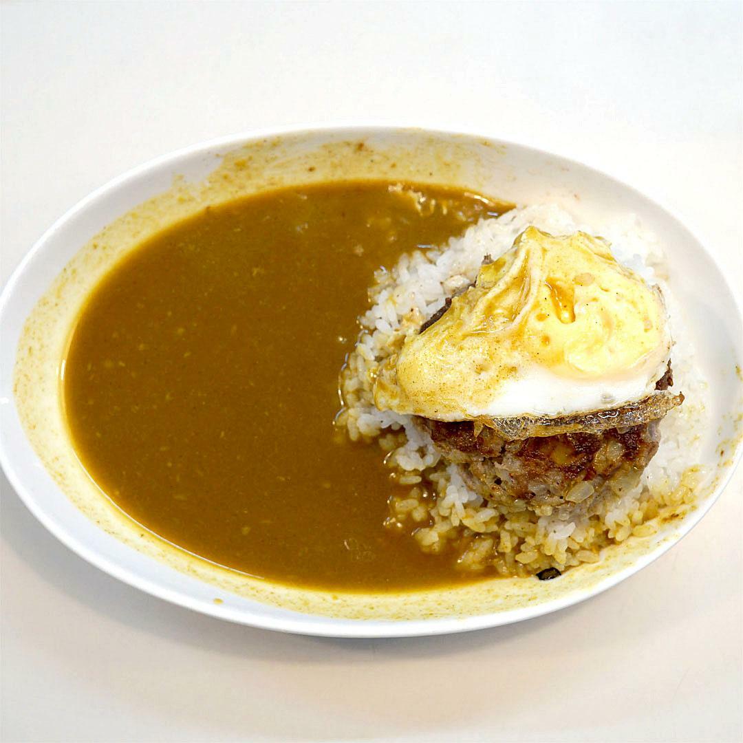 「バーグカレー(玉子付)(￥750(税込))」