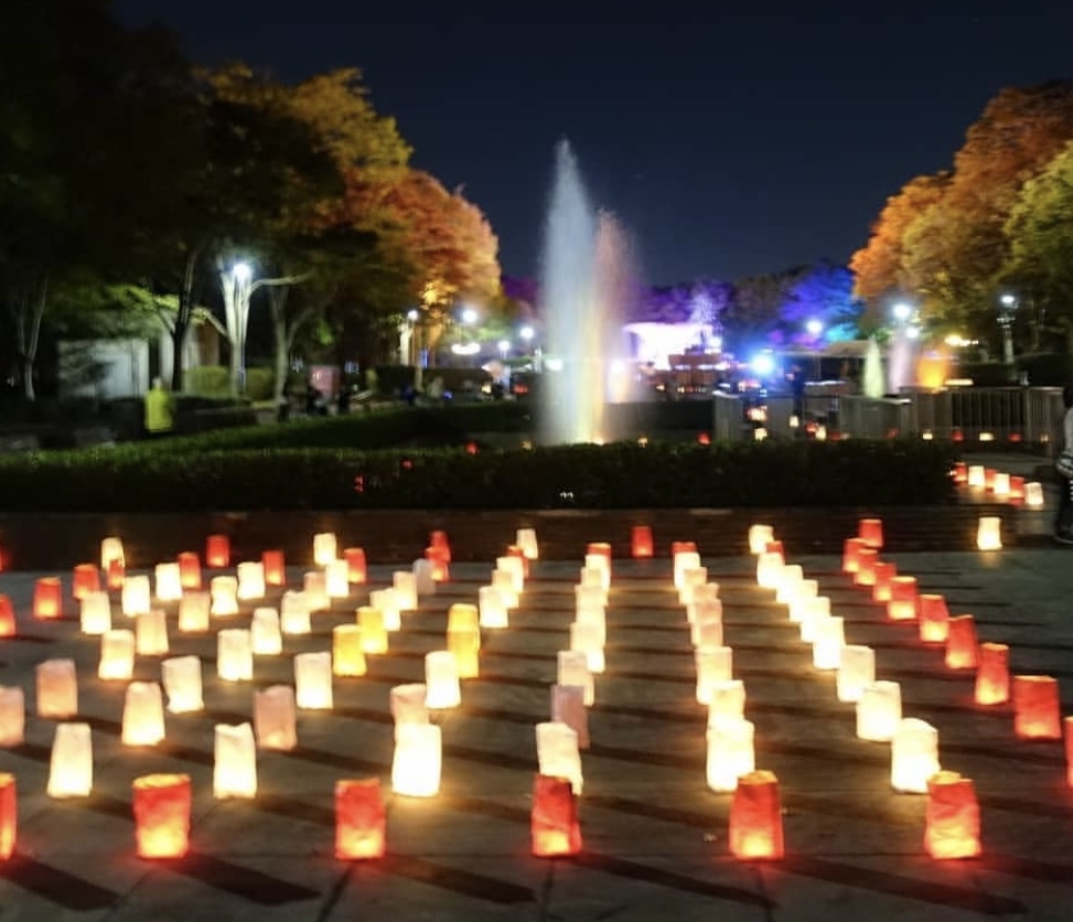 2018年の春日奴国あんどん祭りの様子