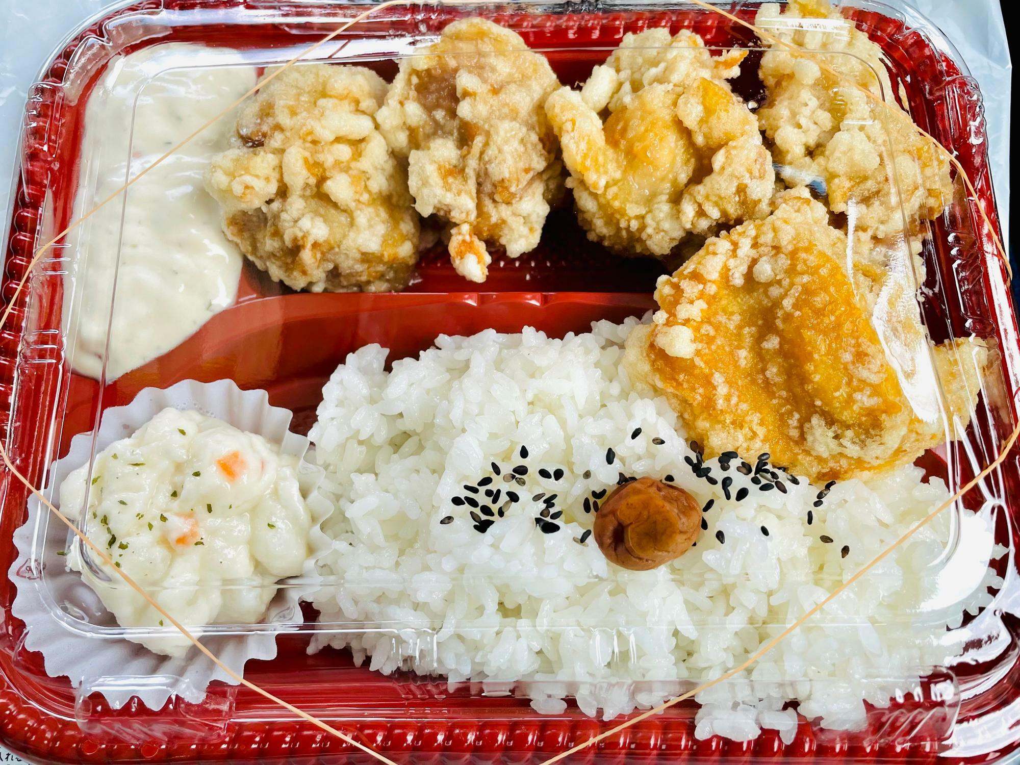 からあげ弁当　650円