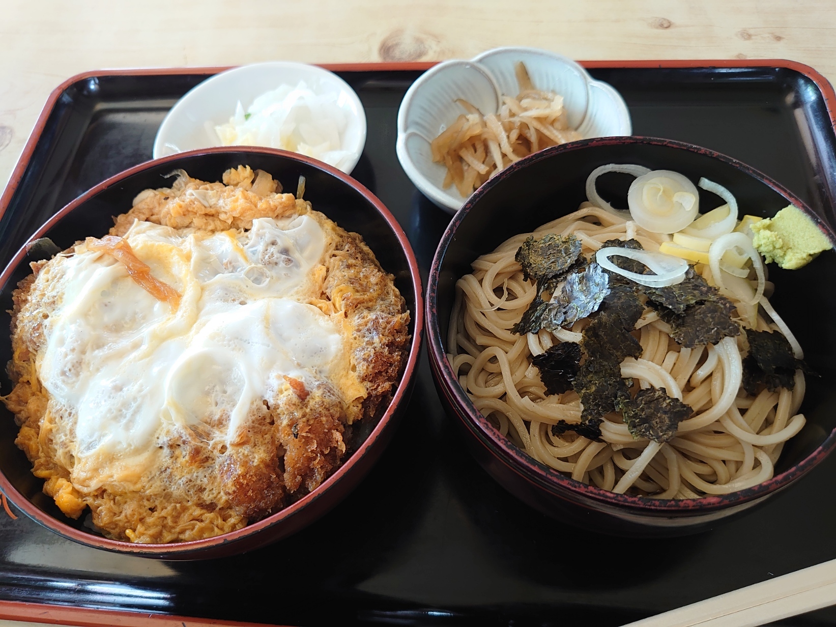 ミニカツ丼セット